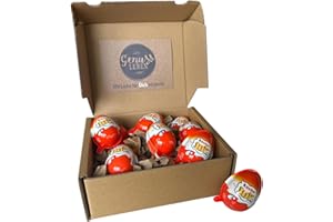 ‎GENUSSLEBEN Genussleben Box mit 10x kinder Joy mit Spielzeug und Süßigkeiten - zum Naschen und Verschenken für Kinder, Familie und Freunde 200g