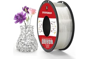 XINGTONGZHILIAN PETG+ Filament 1.75mm, PETG+ 3D Printer Filament, Dimensional Accuracy +/- 0.02mm,3D Printing Filament for 3D Printers, 1Kg/ 1Spool Transparent