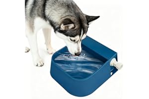 Enjoying Gamelle pour Chien 2 L, Abreuvoir Automatique pour Animaux de Compagnie avec Valve Flotteur, Utilisable en Intérieur comme en Extérieur, Convient aux Chiens, Chats, Lapins et Poules