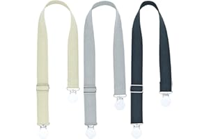 KUNYEAH 3 clip multiuso per bambini, clip per l'allattamento, clip per asciugamani a doppia termine, giocattolo anti-goccia, nastro intrecciato regolabile, supporto dentale per tovaglioli, clip