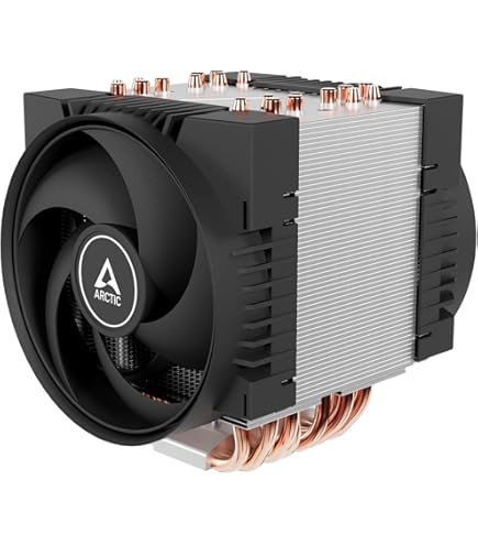 ARCTIC Freezer 4U-M (Rev. 2) for AMD: SP6, sTR5, SP3, TR4, sTRX4, sWRX8 and Intel: LGA4189, LGA4710, LGA4677, 4U & UP, CPU cooler for server, 400-2300rpm, Racing Cooling Fan, Server Fan