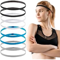 6 Bandaux De Sport PHCOZY - Anti-transpiration, Antidérapants, Yoga, Running, Unisexe !