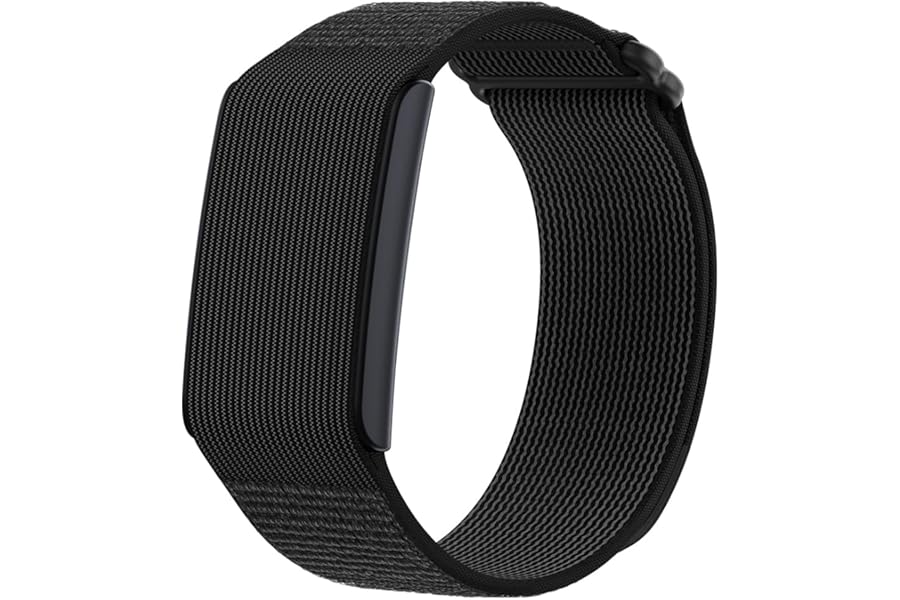 Amazfit Helio Strap Smart Band Fitness Tracker, Activity, Heart Rate & Sleep 24/7, 10 Day Battery, 27 Sports, Strength Training, HYROX, No Subscription Required for Android and iPhone