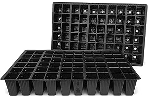 Elixir Gardens 25 x 60 Cell Bedding Plant Pack Tray Inserts for Full Size Seed Trays Reusable Germination Tray