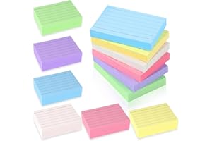 ELAKIRI 1200er Karteikarten a8 Liniert,150g/m² Verdicktes Papier Bunt Lernkarten,5.2 x 7.4cm Klein Flashcards für Vokabelkarten,Formeln und Notizen,Index Cards für Büro Schule Präsentation Vortrag