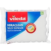 Vileda 169072 Miraclean Silgi S&uuml;nger 2'li, Beyaz, D&uuml;z