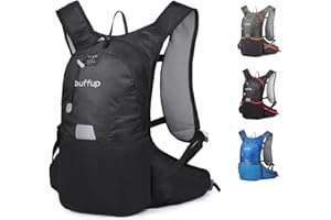 ‎BUFFUP buffup® fahrradrucksack wasserdicht,trinkrucksack Fahrrad,wanderrucksack klein,MTB Rucksack,Outdoor Sport rucksack15L