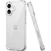 Ehr. iPhone 17 ile Uyumlu Darbe &Ouml;nleyici Sararmaya Dayanıklı Airbag Korumalı Ultra Slim TPU Şeffaf Silikon Kılıf