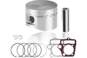 MTATCN Piston Rings Gasket Set 52.4mm Bore Compatible with Kazuma Taotao Sunl Coolster Roketa BMS SSR 110cc 125cc