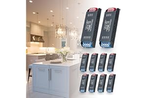 Transformateur 220V 12V LED Driver 100W, BRIMETI Ultra Mince Transfo 8,3A Adaptateur Alimentation, 220V AC à 12V DC Convertisseur, d'alimentation Basse Tension LED de Tension Constante (10 Pièces)