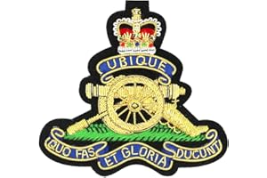 FAMILY CRESTS Royal Artillery British Army Embroidered Blazer Badge