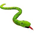 FunBlast Jumbo Snake Soft Toys - Plush Animal Figure Toys for Kids Boys and Girls/Best Gift Soft Toy, Home Decoration Soft Toy, Stuffed Snake Toy (7 Feet Long)