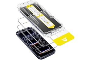 JETech Ochraniacz Ekranu dla iPhone 17 Pro 6,3 Cala, 10 Sekund Zestaw do Super Łatwej Instalacyjne Tacką Wyrównującą Jednym Kroku, Anty Odcisk Palca Szkło Hartowane Film, 2 Sztuki