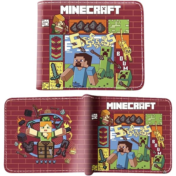 Roblox Portefeuille PU Cuir Bourse Wallet,Enfant Jeu Wallets Porte Monnaie Carte Pour Garçons