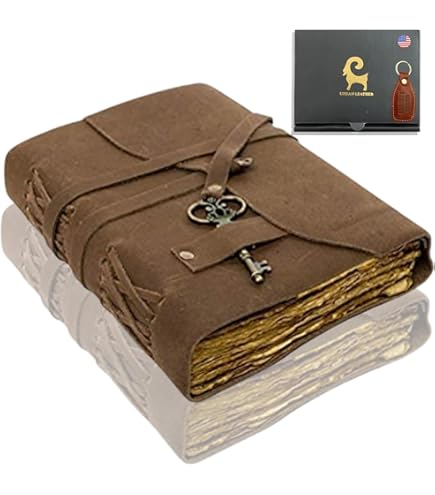 Urban Leather Book - Taccuino In Pelle Albero Della Vita, Per Appunti, Viaggi E Sketch, Regalo Elegante - Foto 4