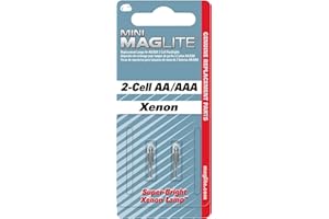 MagLite - Ampoule de rechange Mini R6 (2 piles AA) - Blister de 2