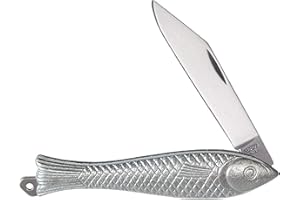 Mikov 130-NZn-1 Fish Shaped Pocket Folding Knife - Blade Length 5.5 cm