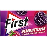 First Sensations Ahududu & Karadut Aromalı Sakız 27 gr