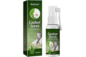 GETUE Mouth Ulcer Treatment Spray,Mouth Ulcer Treatment for Adults,Canker Sore Relief Treatment,Herbal Mouths Sprays for Ulcer Treatments,Dry Mouth Relief,Breath Freshener Spray(Pack of 1)