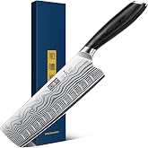 HOSHANHO 18cm Nakiri Knife Kitchen Knife Chef Knife | Nakiri Multipurpose Japanese Vegetable Knife Ultra Sharp High Carbon St