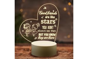 PRSTENLY Friendship Gifts for Women, Night Light Friend Gifts for Women, Friends Gifts for Bestie on Birthday Christmas House Warming