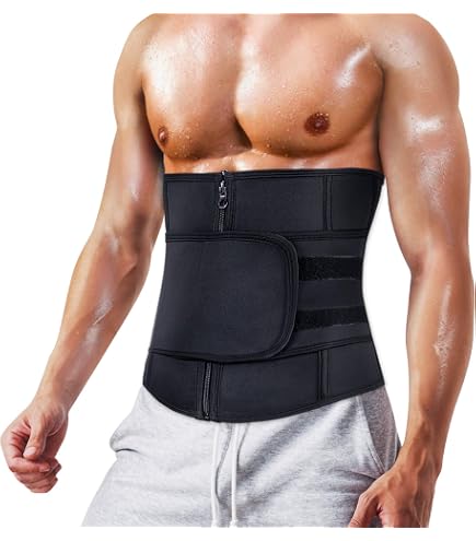 GainKee Taillen-Trainer Für Männer – 100 % Latex, Mit 9 Stahlknochen, Schweißgürtel, Sauna-Effekt – Für Fitness, Bodyforming & Rückenschutz GainKee Taillen-Trainer Für Männer – 100 % Latex, Mit 9 Stahlknochen, Schweißgürtel, Sauna-Effekt – Für Fitness, Bodyforming & Rückenschutz
