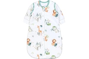 TupTam Sacco Nanna 2.5 TOG – Sacco Nanna Neonato Tutto l’anno con Maniche Rimovibili, Cotone OEKO-TEX