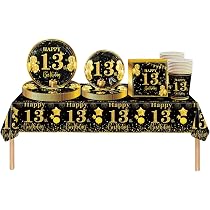 Kreatwow - Decorazioni dorate per feste di compleanno, per feste di compleanno, per feste di compleanno