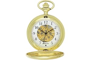 Ravel - Reloj de Bolsillo mecánico con Cuerpo Pulido