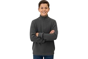 Good Deal Market Knaben Jungen Strickpullover Schurwolle Zipper Wolle Langarm Größe 152 164 Basic Pullover Oliv schwarz Marine anthrazit