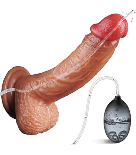 Soarvlorfy Silikon Spritz Dildos mit Sperma Spritzfunktion, Realistischer  Dildo Penis Nachbildung mit 3D Hoden & Echten Venen, Wassersprhfunktion G  Punkt Anal Masturbation Sexspielzeug,Flesh,19.5cm : Amazon.de: Drogerie &  Krperpflege