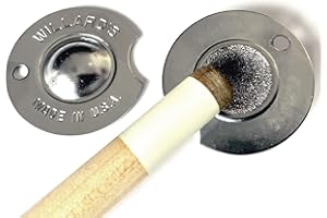‎WINSPORT Winsport Willard Billardqueue Ledertrimmer, Queuespitzen Aufrauen und Formen des Klebeleders, optimale Rundung der Lederspitze, für Pool und Snookerqueues, Profi CueTip Tool, Made in USA