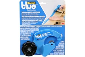 ScotchBlue Abdeckband- und Papierabroller, 1 Handabdeckgerät – geeignet für Maler- und Dekorationsarbeiten, Blau