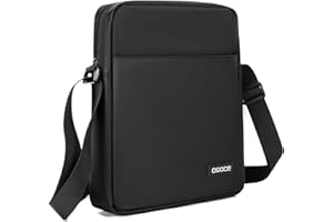 OSOCE Męska torba na ramię, torba kurierska, podróżna, biznesowa, wodoodporna, crossbody, torba na klatkę piersiową, torba na ramię, boczna torba na telefon, torebka na co dzień z regulowanym paskiem,