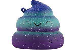 Anboor Juguetes Antiestrés Caca Sonriente Squishy Lento Aumento Jumbo Super Suave Perfumado Kawaii El Alivio del estrés Galaxia