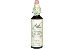 Bach - Flor de Bach Crab Apple, Complemento Alimenticio, con Extracto de Flores de Manzano Silvestre, Uva de Alc 27% Vol, Ayuda a Gestionar las Emociones Cuando Quiere Aceptarse Uno Mismo - 20 ml