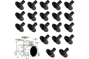 Lwtsrp 20pcs Manicotti per Supporto per Piatti, Manicotti per Piatti per Batteria, Manica del Tamburo Supporto per Piatti per Batteria Accessori per Fusti Sostituzione per Kit di Batteria da Scaffale