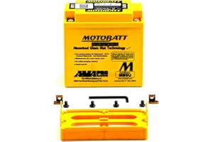 Motobatt Battery MB9U 12v 11AH CCA:140A YB7A, YB9B, YB9LB L:136mm x H:133mm x W:76mm