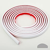 Modanatura Autoadesiva Per Angoli E Pareti | Striscia Flessibile Bianca Per Bordatura | Facile Da Applicare | 10 Metri, 12x9 Mm - Foto 9