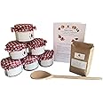 Helen's Own Jam Making Kit - Easy LOW SUGAR JAM - Kit includes 6 Jars, Lids, Doilies, rubber-bands and 500g of Helen's Own Pectin sugar mix - Now suitable for Vegetarians & Vegans!