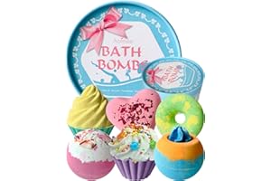 Boule de Bain, Bombe de Bain Coffret Cadeau Cadeau Femme, boules de bain, Boules de Bain Effervescent, Coffret Bain, Cadeau Noel Femme Maman, Anniversaire de Mariage, Saint Valentin, Fête des mères