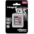 Integral 64GB Compact Flash Card UDMA-7 1066x Speed VPG-65 160MB/s Read and 135MB/s Write Professional High Speed Card