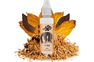 NINDO VAPE NINDO To Be Pharma S.r.l. 30ml Aroma Concentrato TITAN - Mix equilibrato di Virginia e Latakia per un Gusto…Tostato! | 100% Made in Italy - Aroma da Diluire