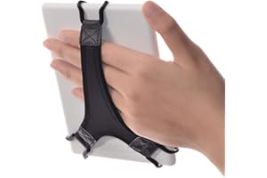 N/F Supporto per Cinturino di Sicurezza per Tablet Anello Imbottito Rimovibile Supporto per Cinturino Universale per Lettori di eBook Kindle Tablet iPad