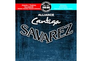 Cordes Savarez pour guitare classique Alliance Cantiga, tension mixte, bleu-rouge, aiguë normale, basse haute, 510ARJ