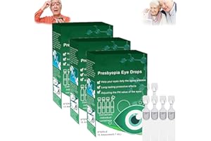 ADFUGE Seurico Presbyopie-Augentropfen, Seurico Augentropfen, Seurico Tropfen, Augentropfen Zur Wiederherstellung Der Sehkraft Bei Presbyopie, Optivipro Presbyopie-Augentropfen, Optivipro Augentropfen (3Box)