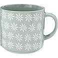Cooksmart British Designed Stacking Coffee Mug | Ceramic Coffee Mugs for Home or Work | Large Mugs for Hot Drinks | Tea and Coffee Cups - Homestead