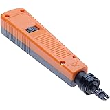 Punch Down Krone-verktyg från Keple Impact Cable Krimper Punching Wire Insättningsverktyg med 110/88 blad för IDC-kontakter, 