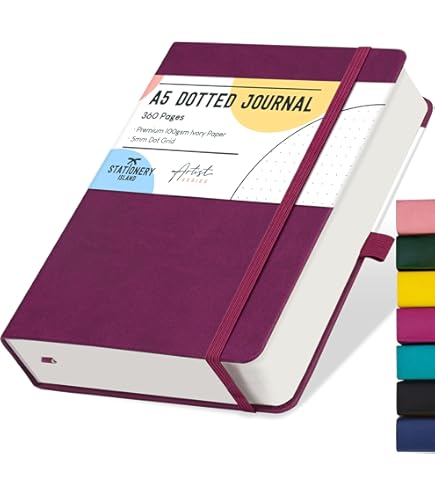 Taccuino Mlife B5 Con Copertina Rigida - 360 Pagine Spesse, Ideale Per Appunti E Schizzi - Foto 5