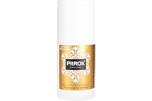 PIT ROK PitROK Crystal Roll-On Deodorant for Women, 1 x 50ml, Vegan, Cruelty Free, Sensitive Skin Deodorant, with Aloe Vera and Grapefruit Seed Extract. Made in the UK.